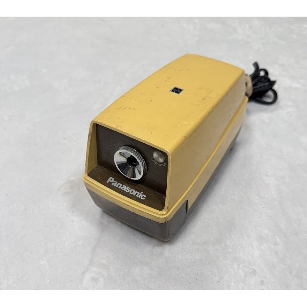 Vintage Panasonic KP-33 Electric Pencil Sharpener Auto-Stop
